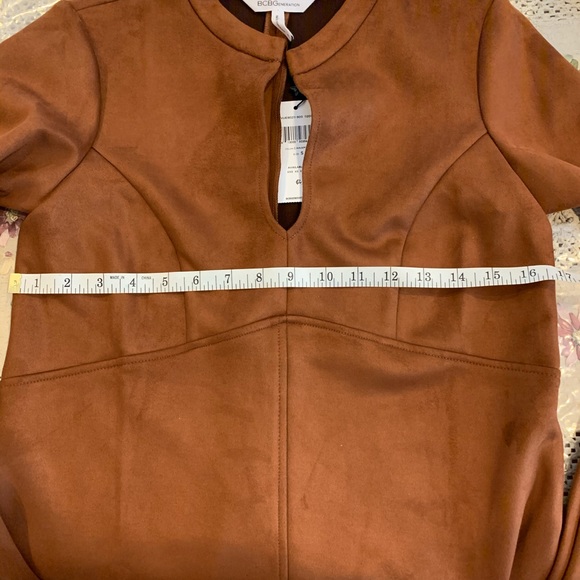 BCBG Maxazria Womens Bell-Sleeve Cinnamon - Picture 7 of 8
